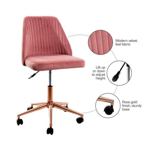 Furniture Cali Office Chair Pink | Game