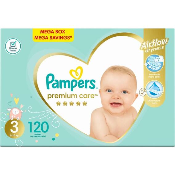 PAMPERS Premium Care MB Midi Size 3 120s | Game