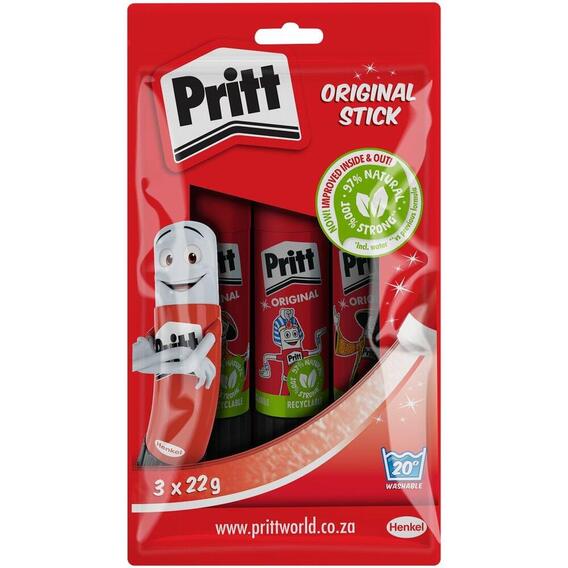 Pritt Stick Glue Genuine Washable Non-Toxic 11 Grams