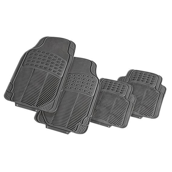 MotoQuip 4x4 Heavy Duty Rubber Mat Front Seat