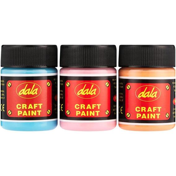 Dala Craft paint pastel 6 x 50ml kit