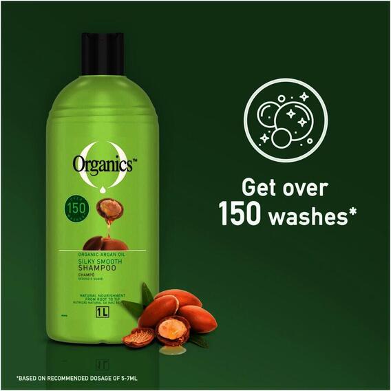 Organics Hair Shampoo Silky Smooth 1L