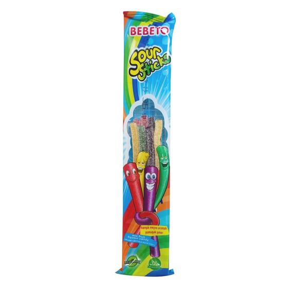 Bebeto Sour Sticks Pack MIXED FRUIT 35, G